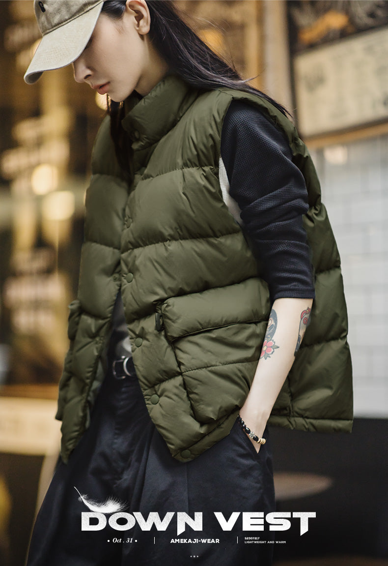 VAAGOON Sleeveless Down Vest