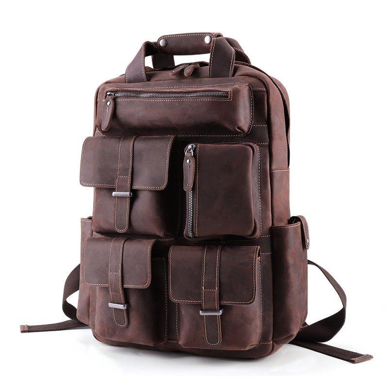 VAAGOON UNISEX LEATHER BACKPACK VGN6774