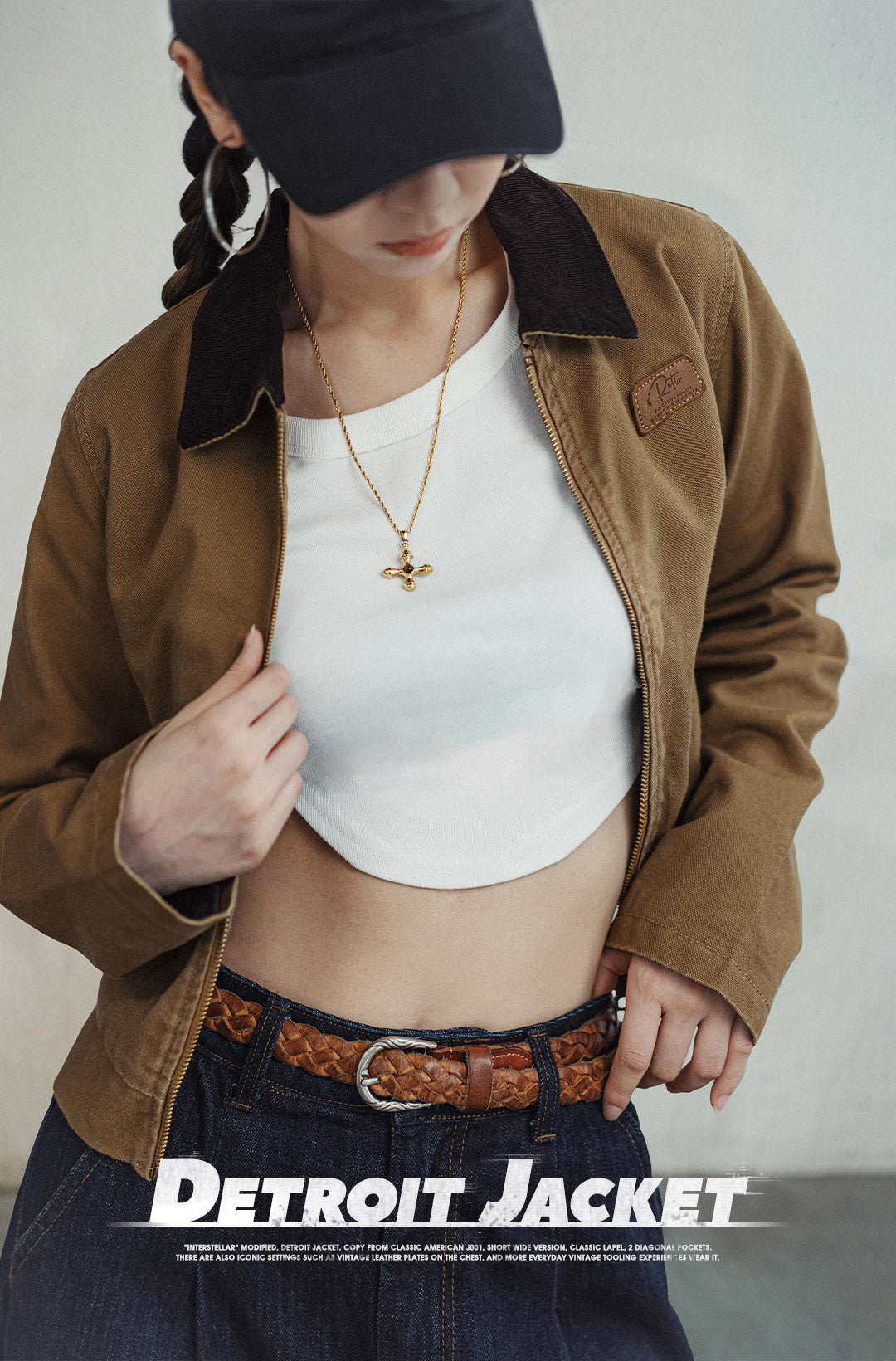 VAAGOON Khaki Detroit Jackets