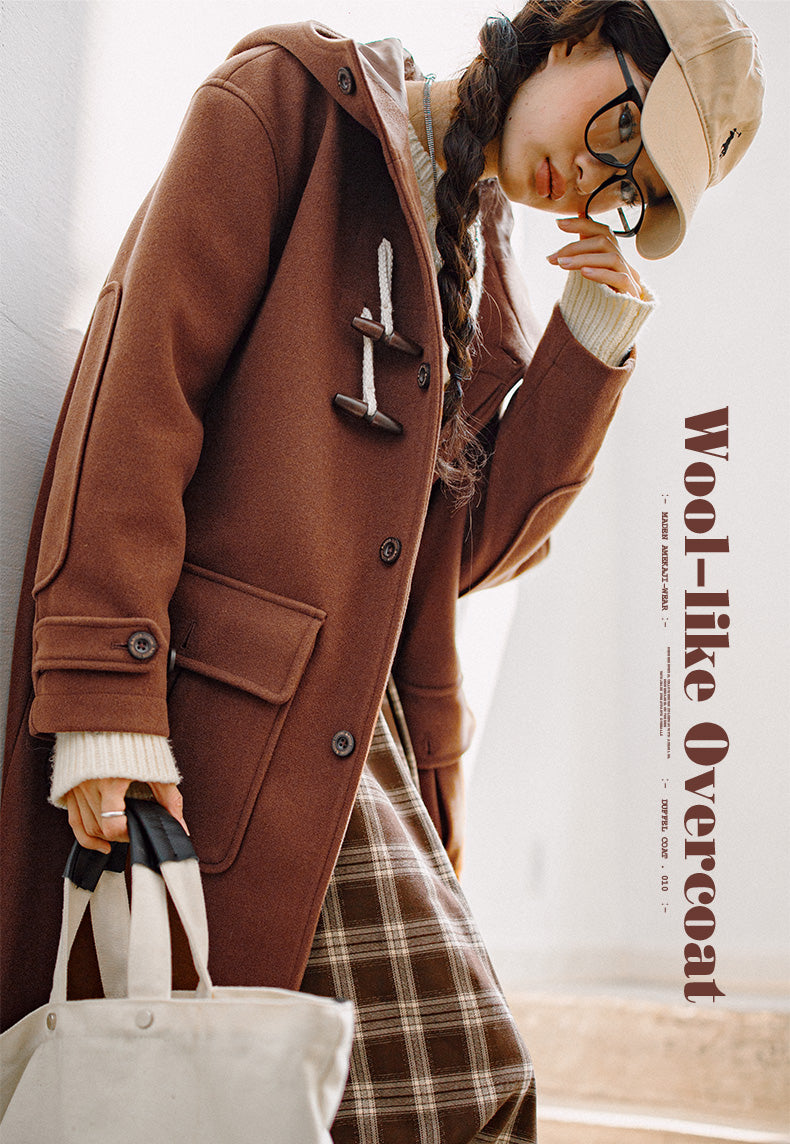 VAAGOON Vintage College Style Coat