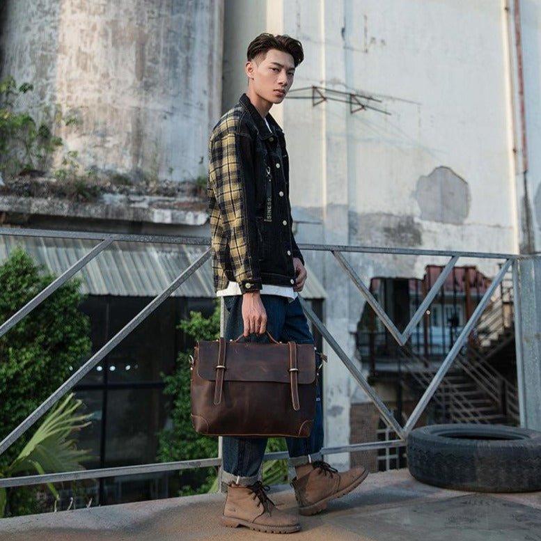 VAAGOON UNISEX LEATHER BAG VGN6737