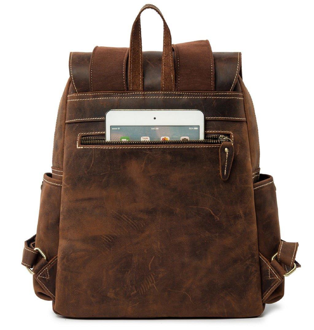 VAAGOON UNISEX LEATHER BACKPACK VGN6757