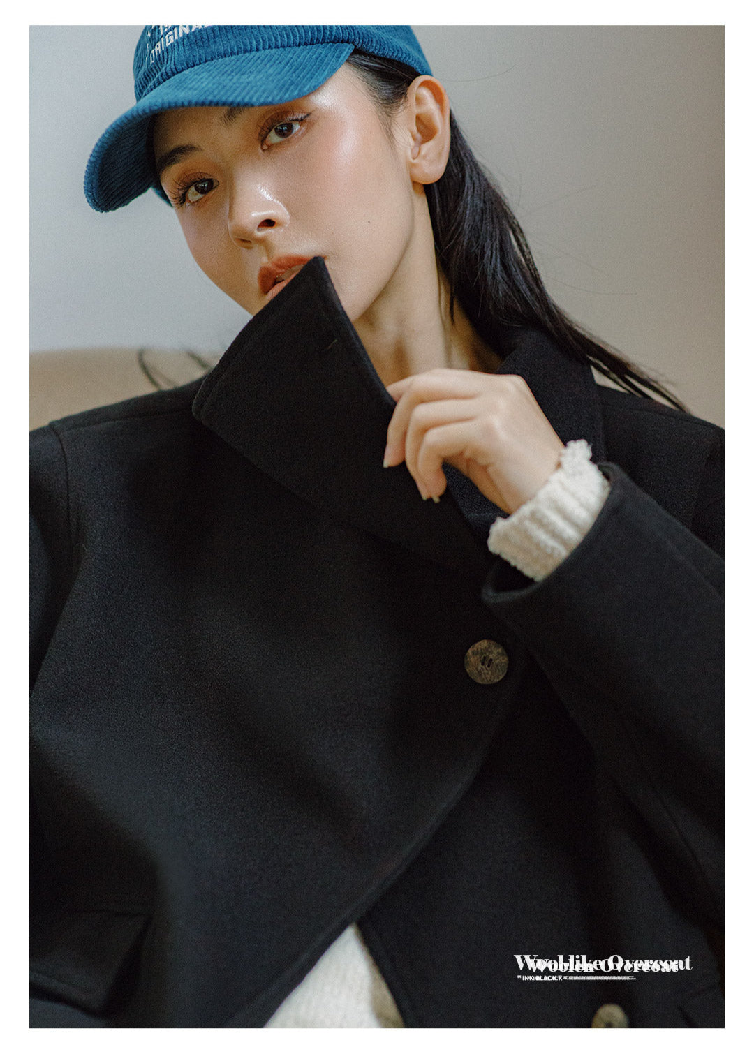 VAAGOON 80's Classic Long Woolen Coat