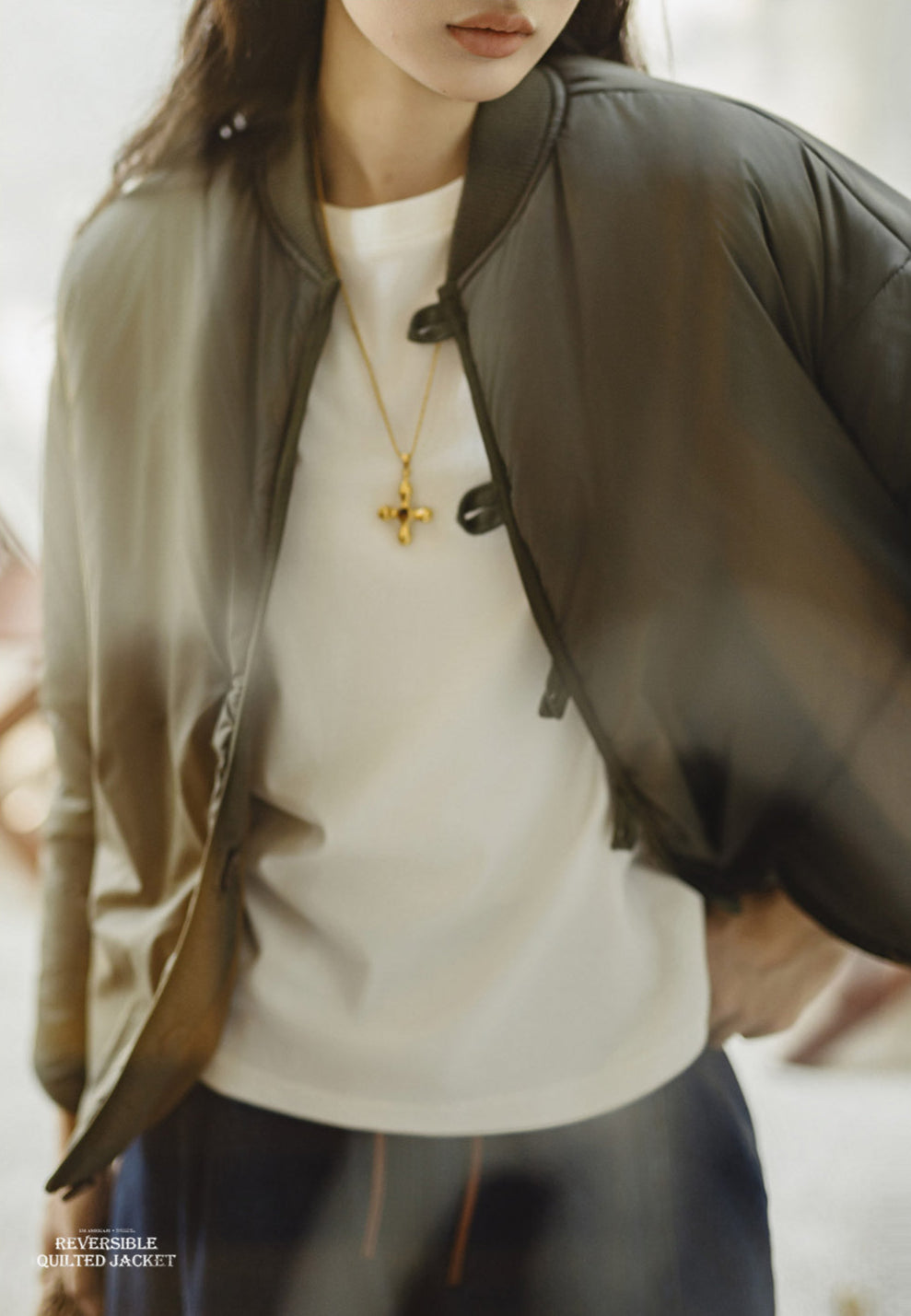 VAAGOON REVERSIBLE QUILTED JACKET