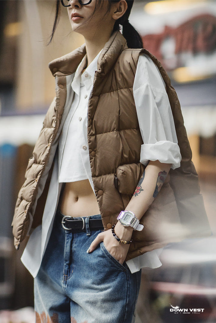 VAAGOON Sleeveless Down Vest
