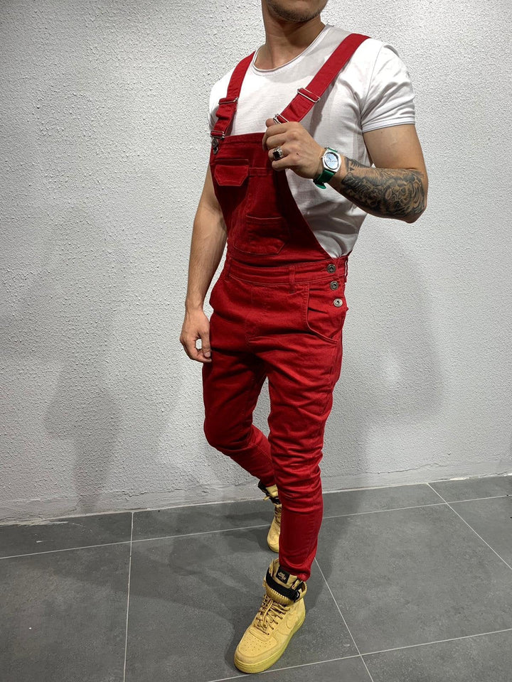 VAAGOON Skinny Fit Flap Jumpsuit