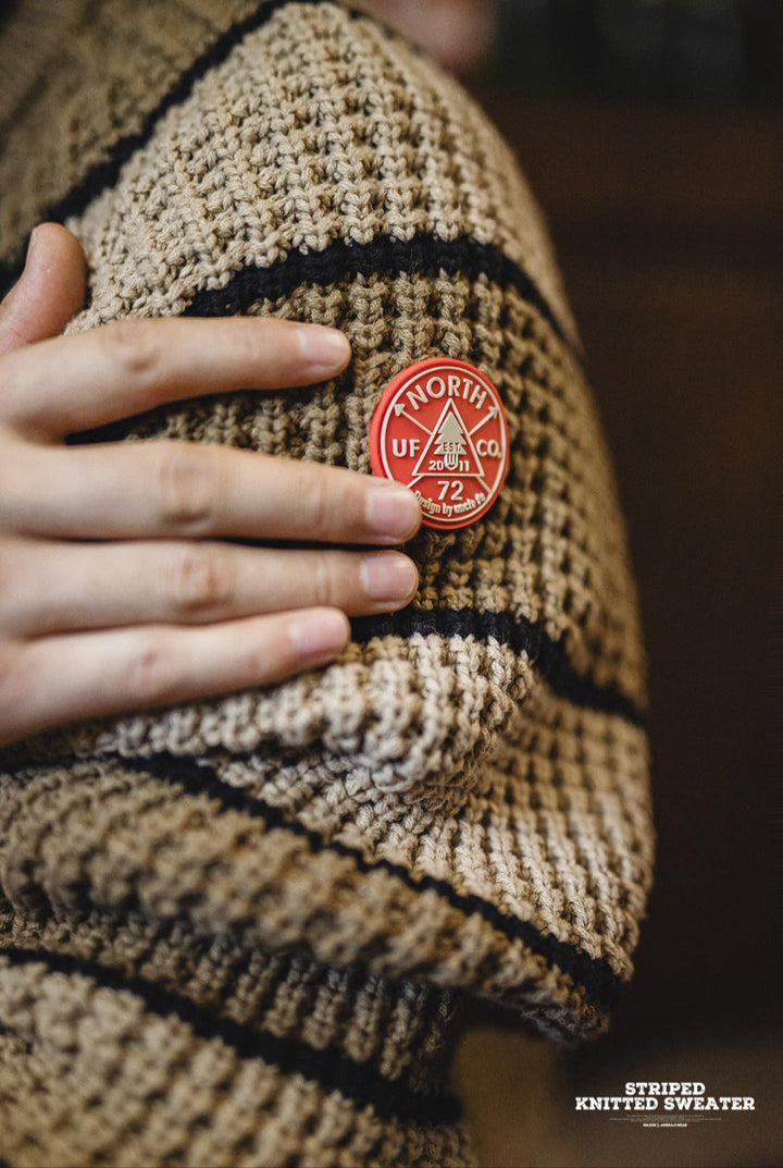 VAAGOON STRIPE KNITTED SWEATER