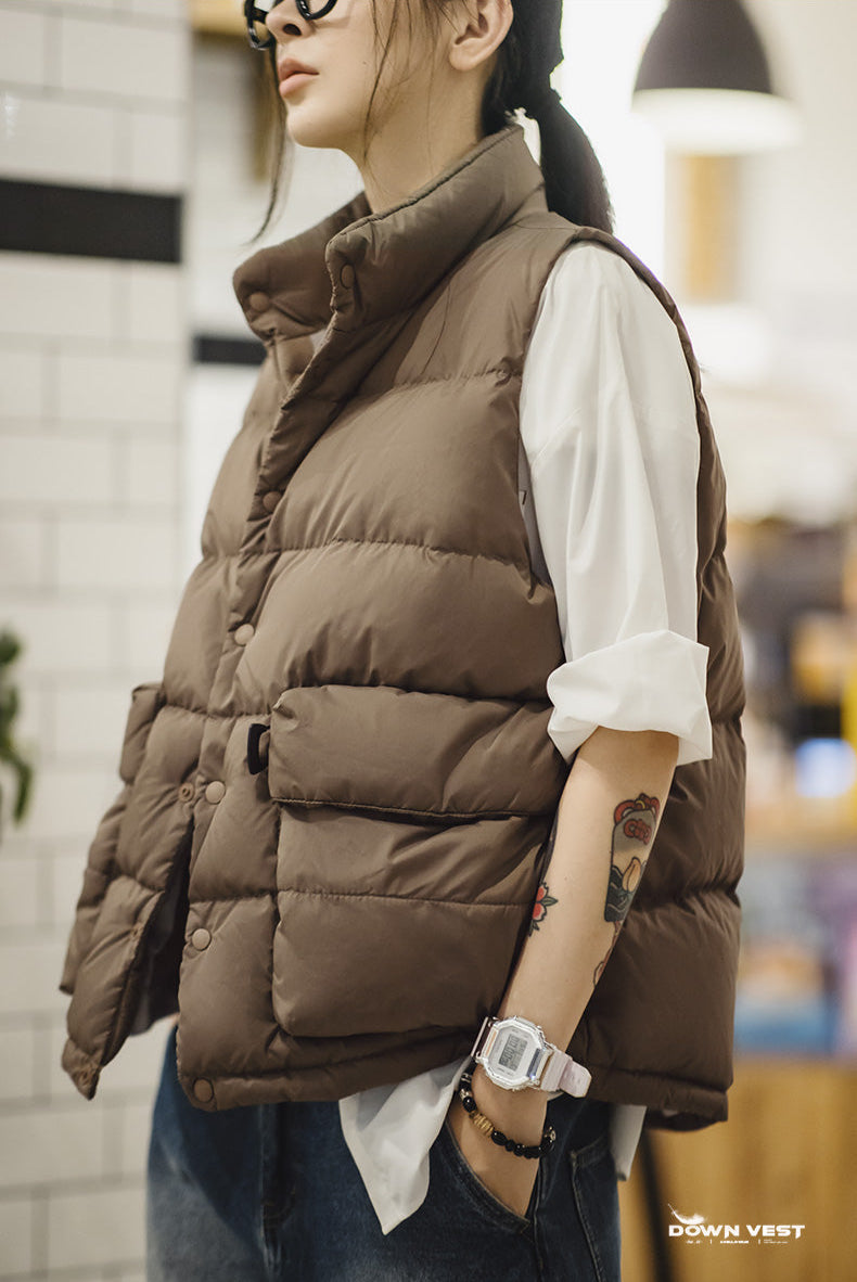 VAAGOON Sleeveless Down Vest