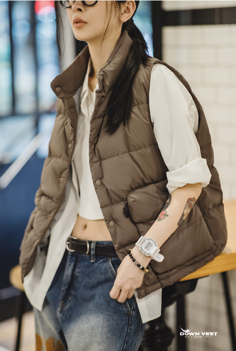 VAAGOON Sleeveless Down Vest