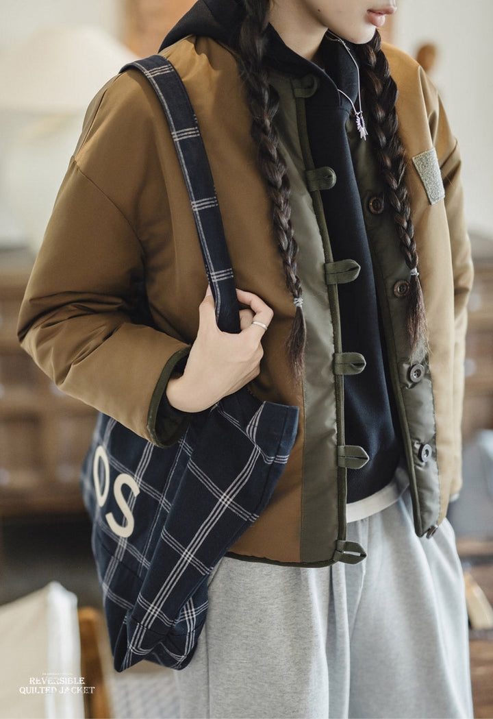 VAAGOON REVERSIBLE QUILTED JACKET