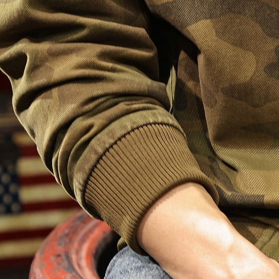 VAAGOON CAMOUFLAGE COLLAR JACKET