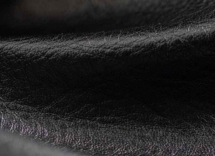 VAAGOON Retro Black Biker Jacket