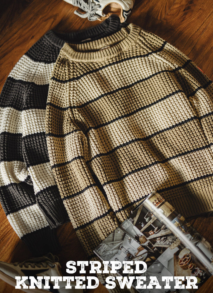VAAGOON STRIPE KNITTED SWEATER