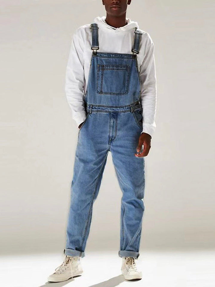 VAAGOON Wash Denim Bib Overalls