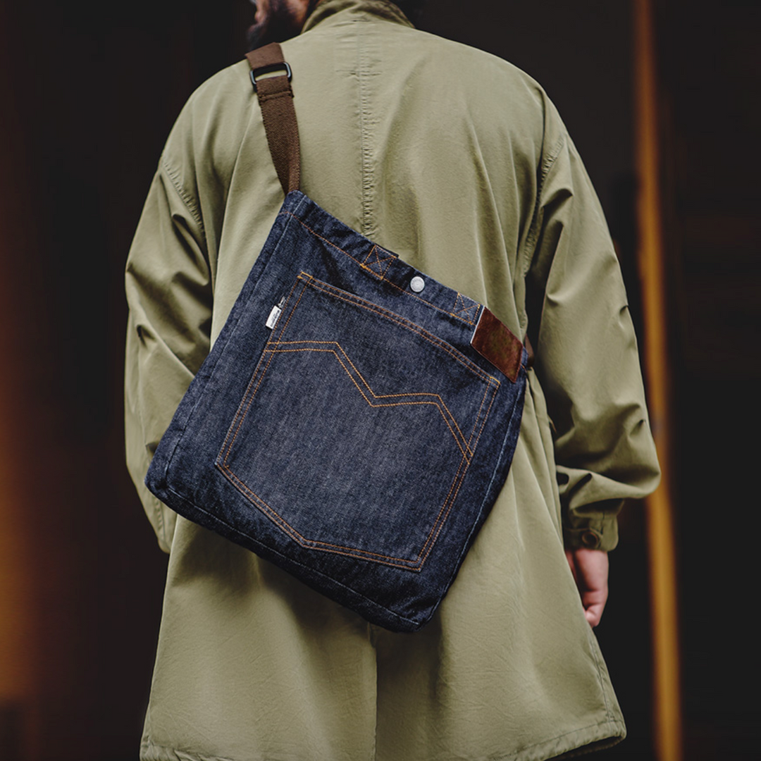 VAAGOON SHOULDER DENIM BAG