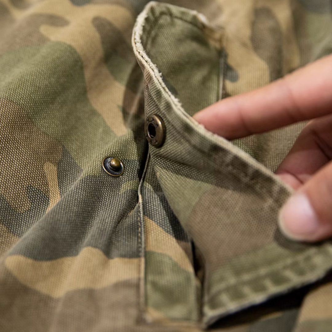 VAAGOON CAMOUFLAGE BOMBER JACKET