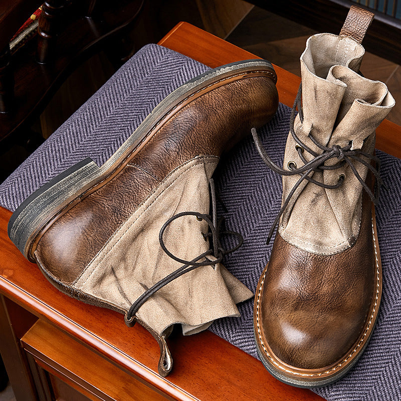 Vaagoon Heritage Brown Leather Boot