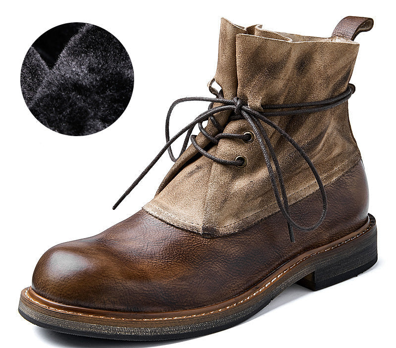Vaagoon Heritage Brown Leather Boot