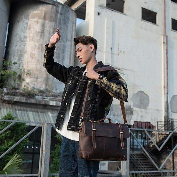 VAAGOON UNISEX LEATHER BAG VGN6737