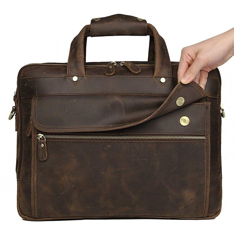 VAAGOON UNISEX LEATHER BAG VGN6739