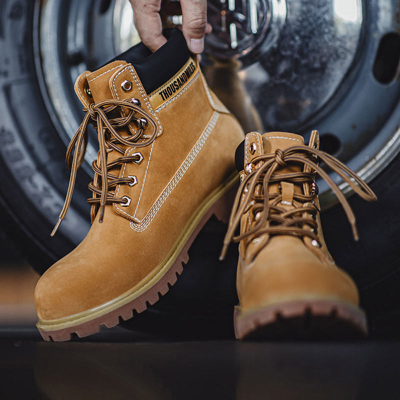 VAAGOON Classic Leather Work Boots