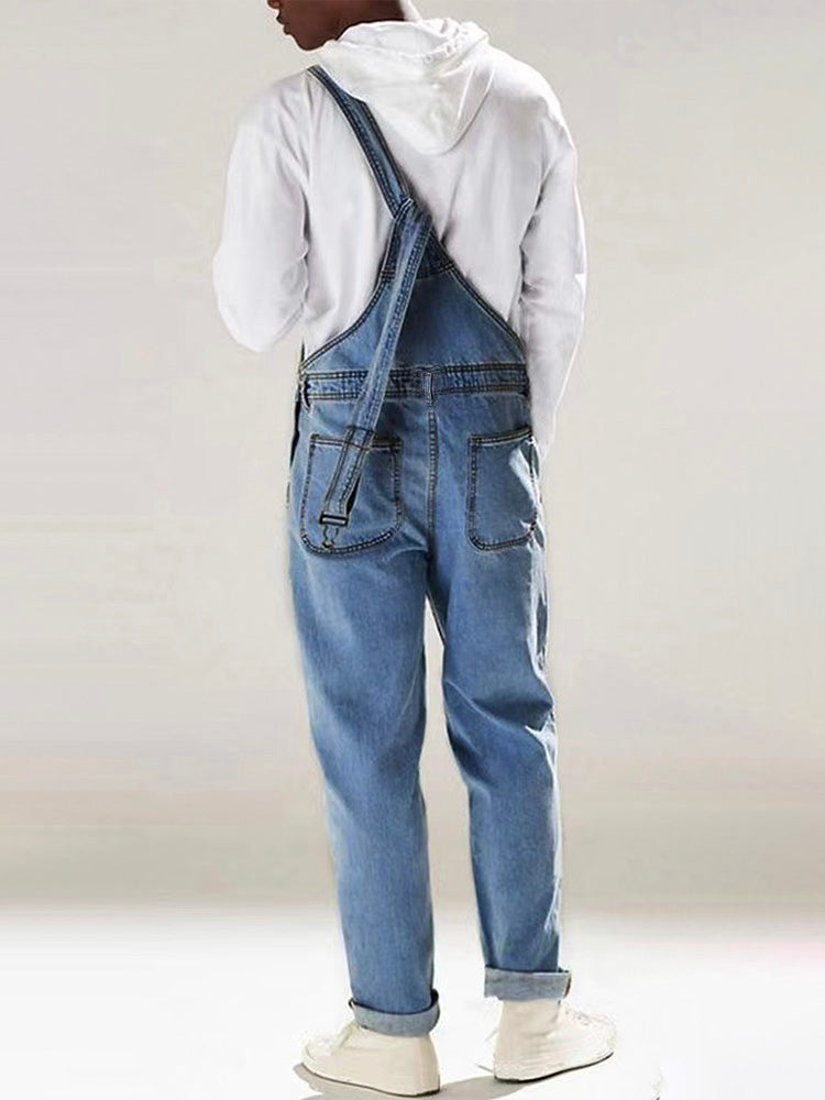 VAAGOON Wash Denim Bib Overalls