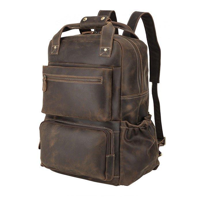 VAAGOON UNISEX LEATHER BACKPACK VGN6769