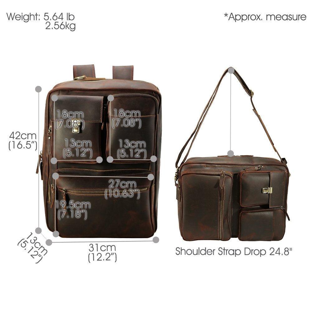 VAAGOON UNISEX LEATHER BAG VGN6755