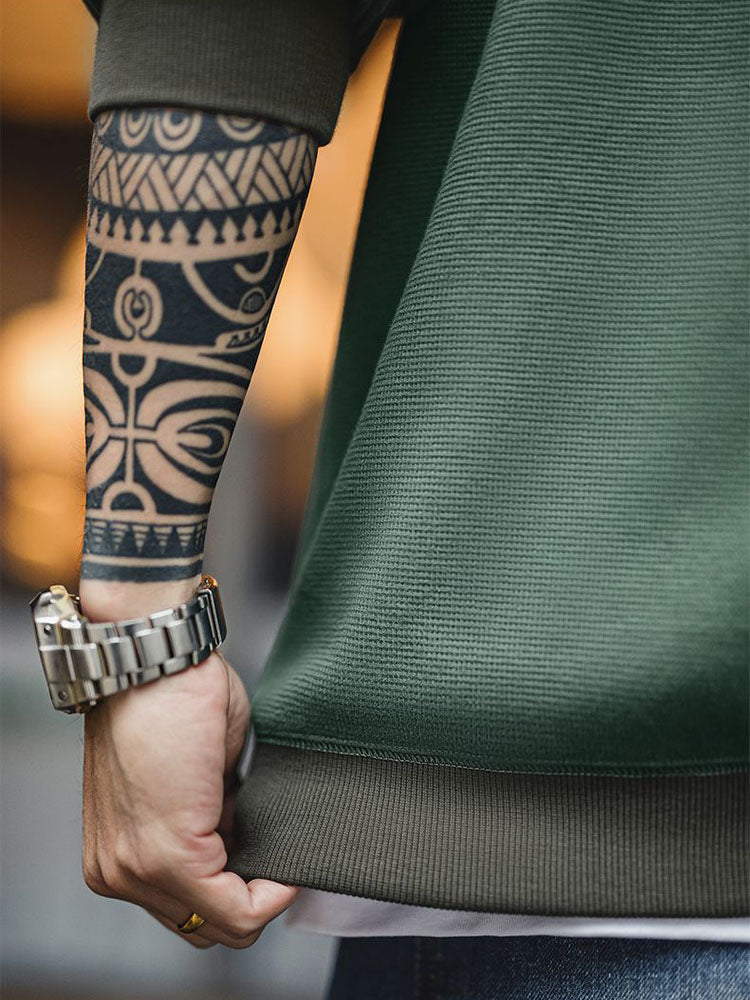 Vaagoon Waffle Pocket Sweater