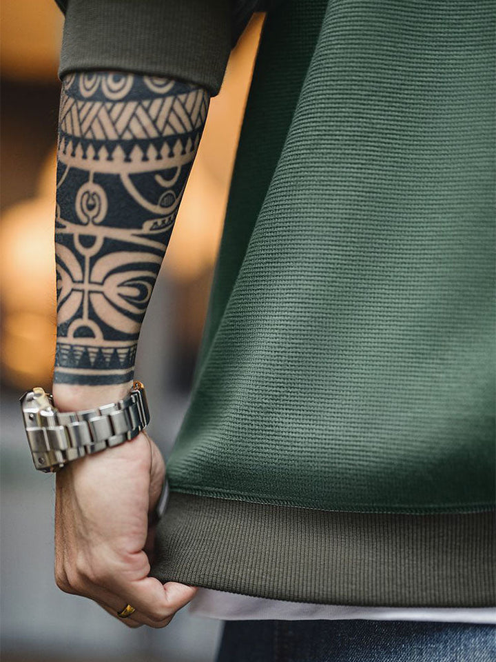 Vaagoon Waffle Pocket Sweater