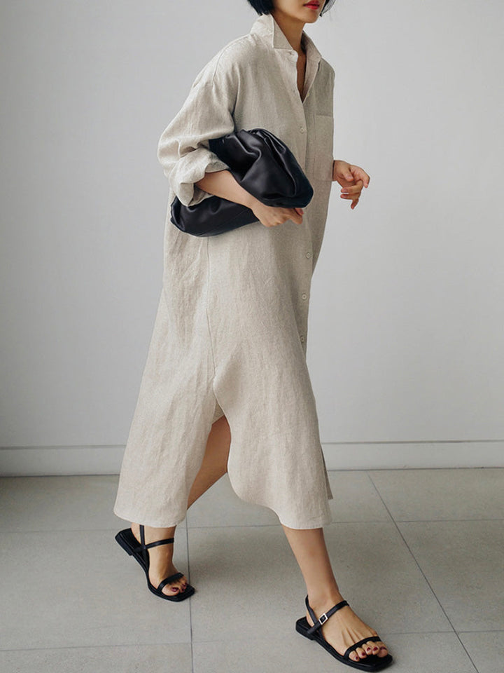 VAAGOON LINEN DRY DRESS