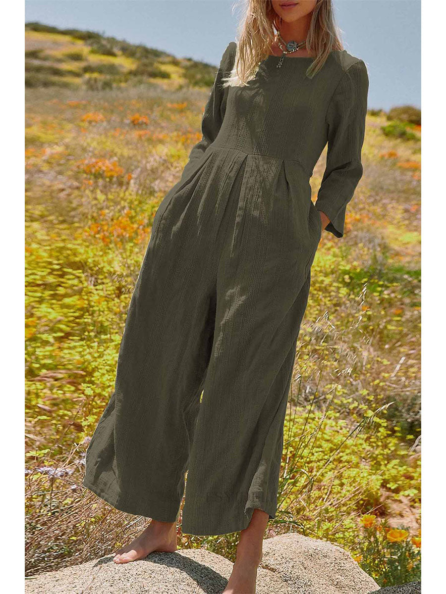 VAAGOON U-NECK JUMPSUIT