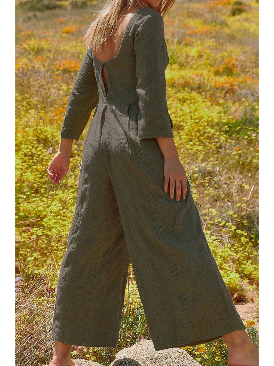 VAAGOON U-NECK JUMPSUIT