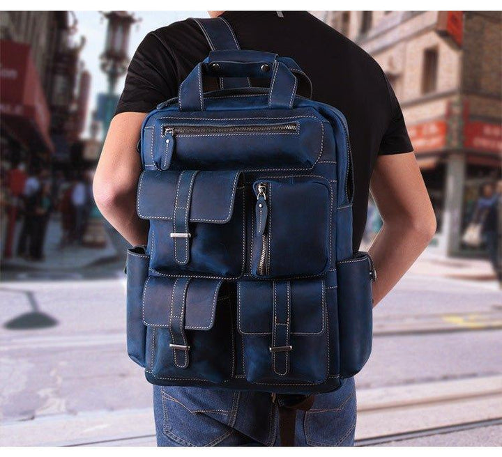 VAAGOON UNISEX LEATHER BACKPACK VGN6774