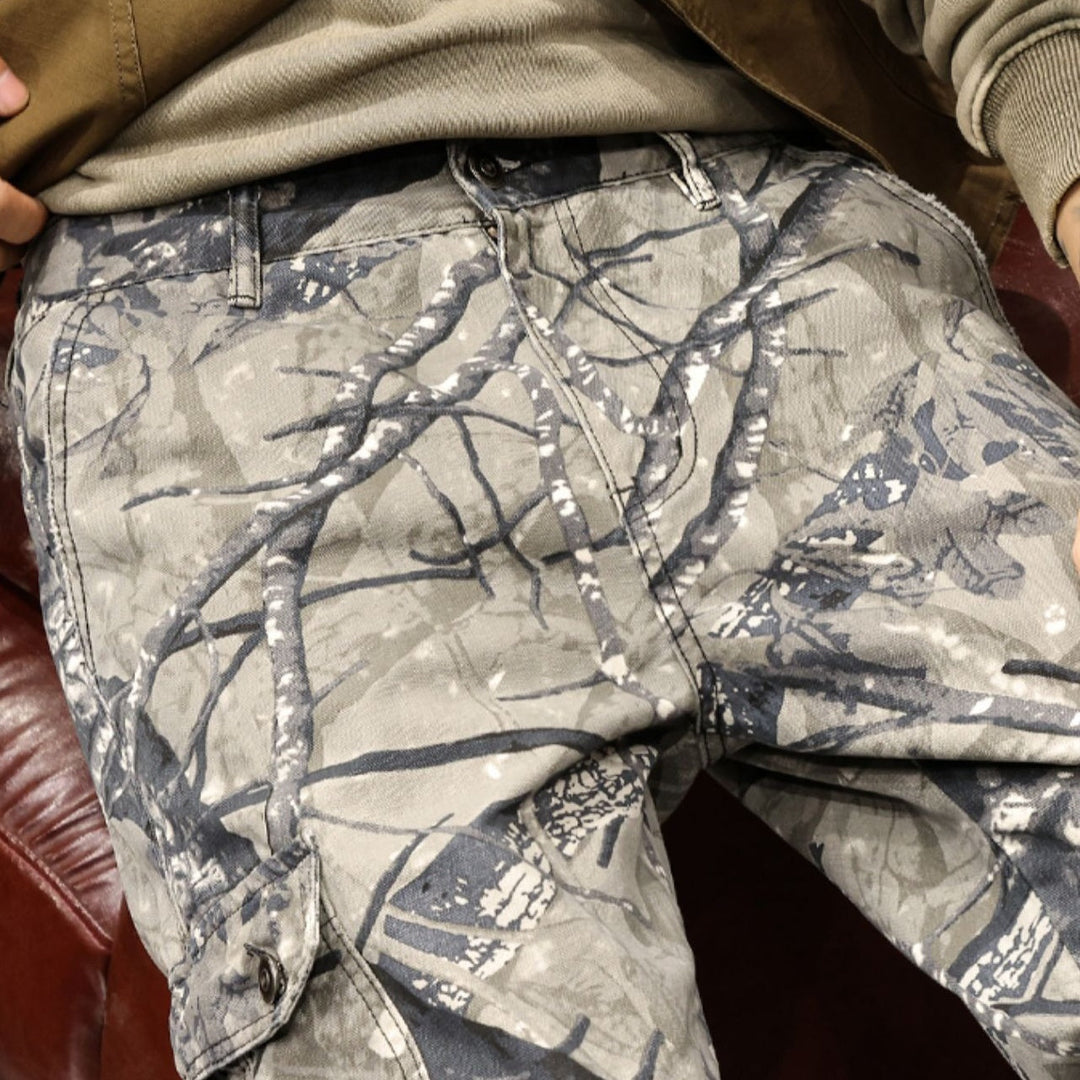 VAAGOON CAMOUFLAGE CANVAS PANTS VGN28945