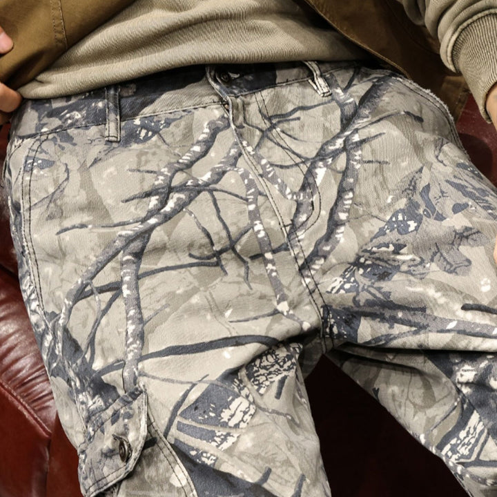 VAAGOON CAMOUFLAGE CANVAS PANTS VGN28945