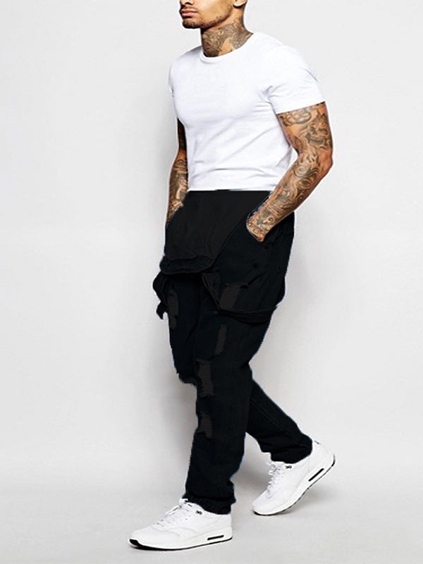 VAAGOON Ripped Distressed Washed Jumpsuit