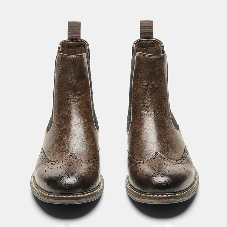 VAAGOON Men's Retro Coffee Shoes