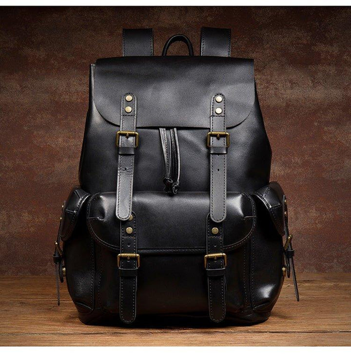 VAAGOON UNISEX LEATHER BACKPACK VGN6787