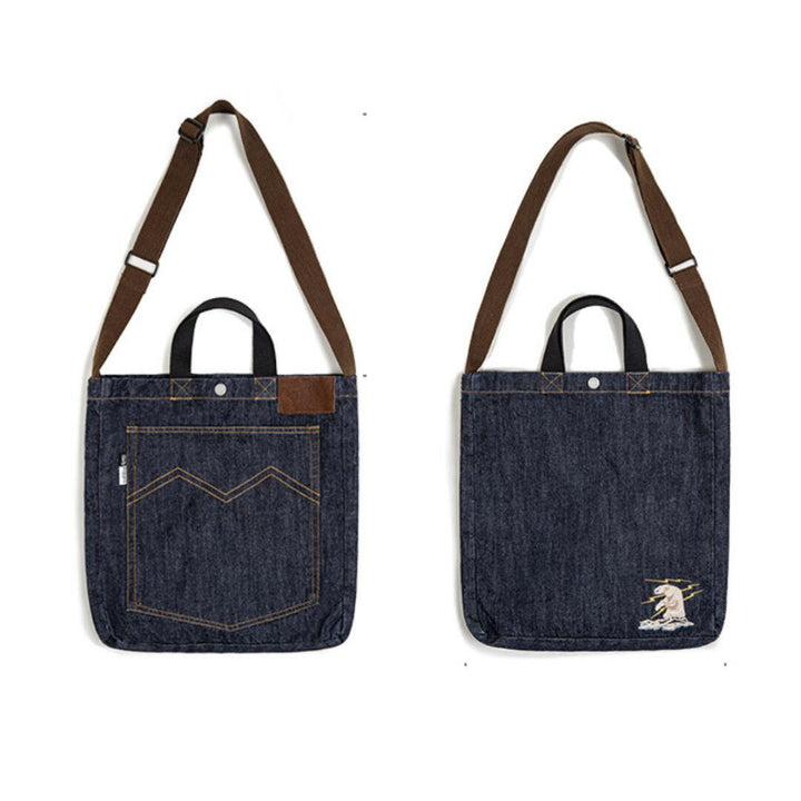 VAAGOON SHOULDER DENIM BAG