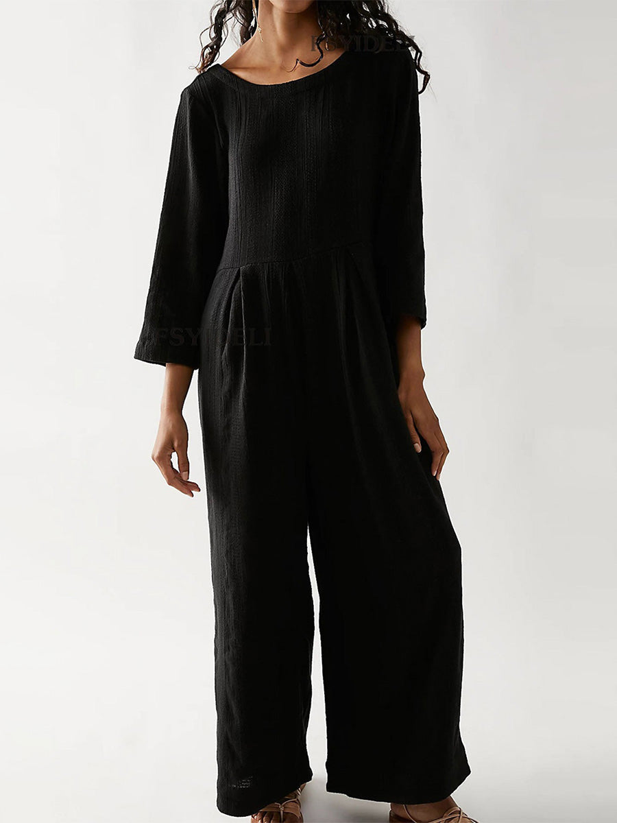 VAAGOON U-NECK JUMPSUIT