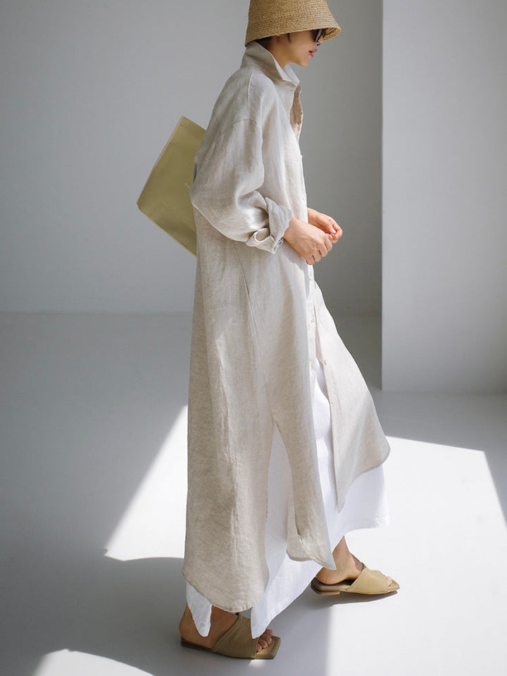 VAAGOON LINEN DRY DRESS