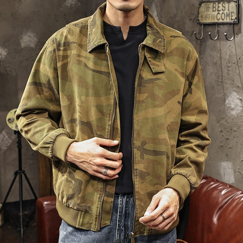 VAAGOON CAMOUFLAGE COLLAR JACKET