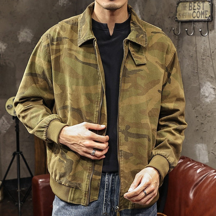 VAAGOON CAMOUFLAGE COLLAR JACKET
