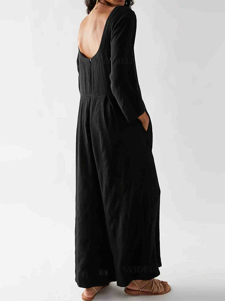 VAAGOON U-NECK JUMPSUIT