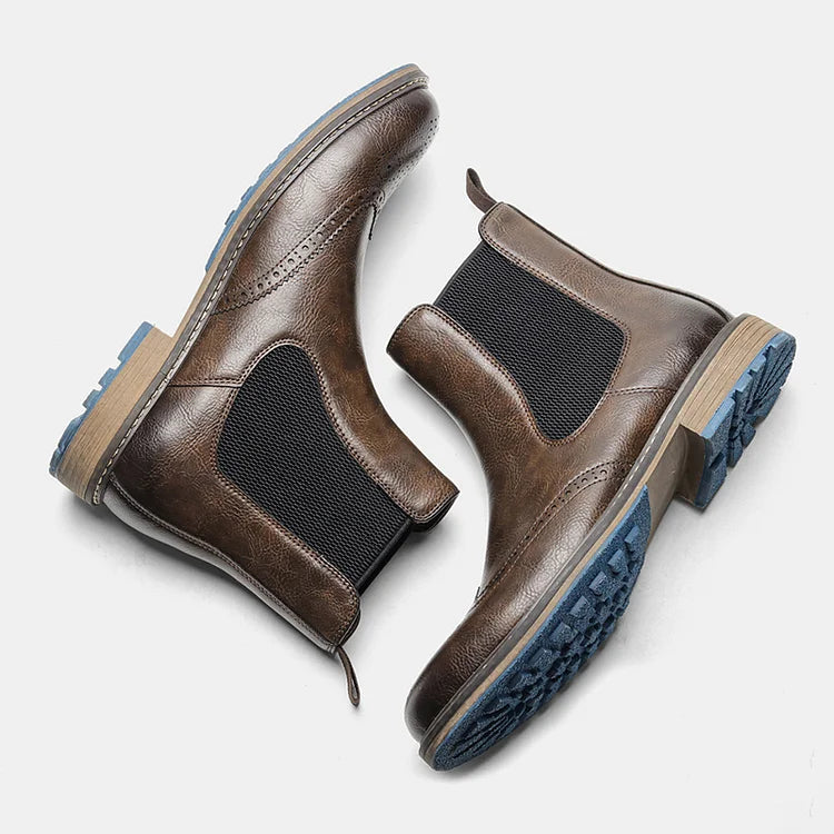 VAAGOON Men's Retro Coffee Shoes