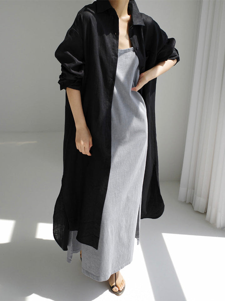 VAAGOON LINEN DRY DRESS