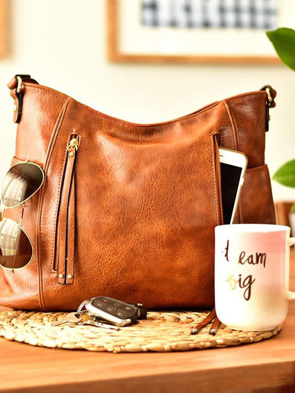 Vintage Scented Shoulder Strap Tote Bag