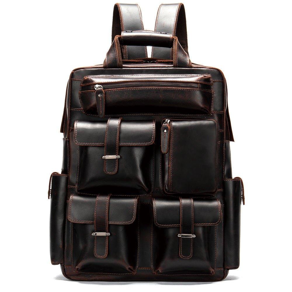 VAAGOON UNISEX LEATHER BACKPACK VGN6774