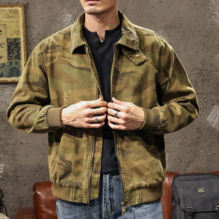 VAAGOON CAMOUFLAGE COLLAR JACKET